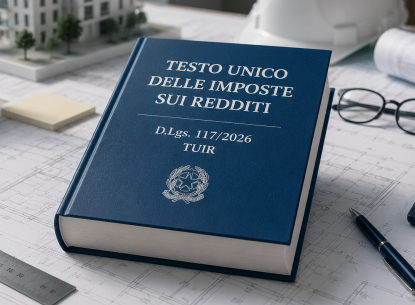 Nuovo TUIR 2026: cosa cambia dal 2027 per tecnici e bonus edilizi